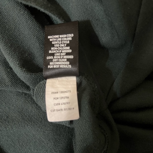 Torrid Green Long Sleeve Relaxed Tunic - Picture 4 of 6